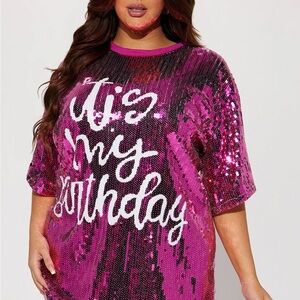 “ITS MY BIRTHDAY” tunic/dress